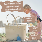 Maxi Tribe Bag in Dolphin Blue