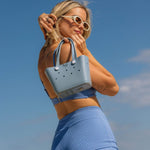 Mini Tribe Bag in Dolphin Blue - Kove & Co