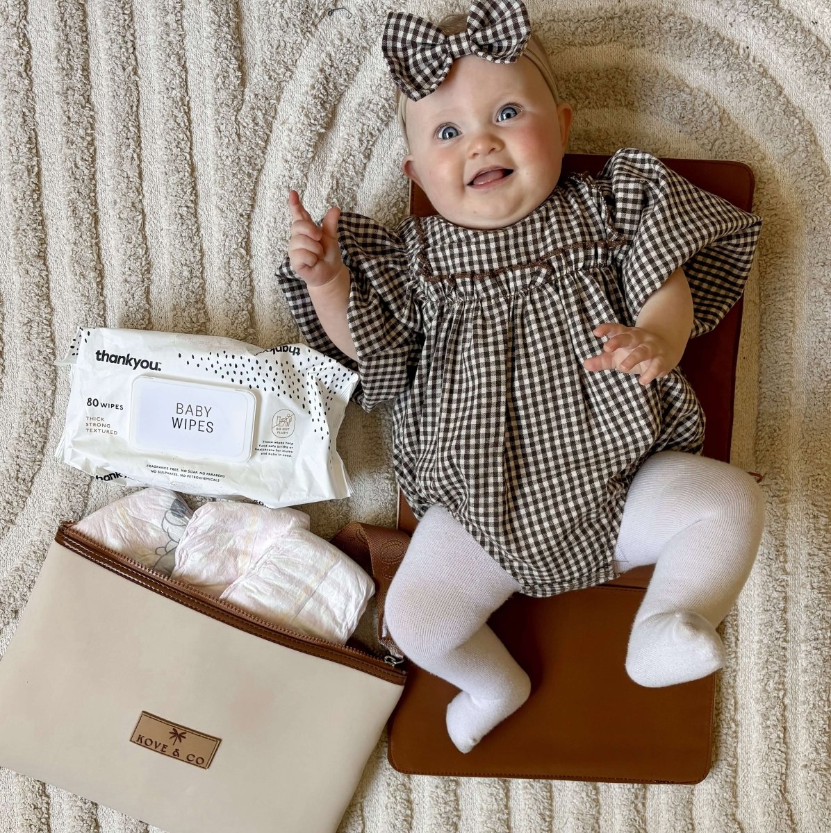 Nappy Wallet with Fold out Change Mat - Kove & Co