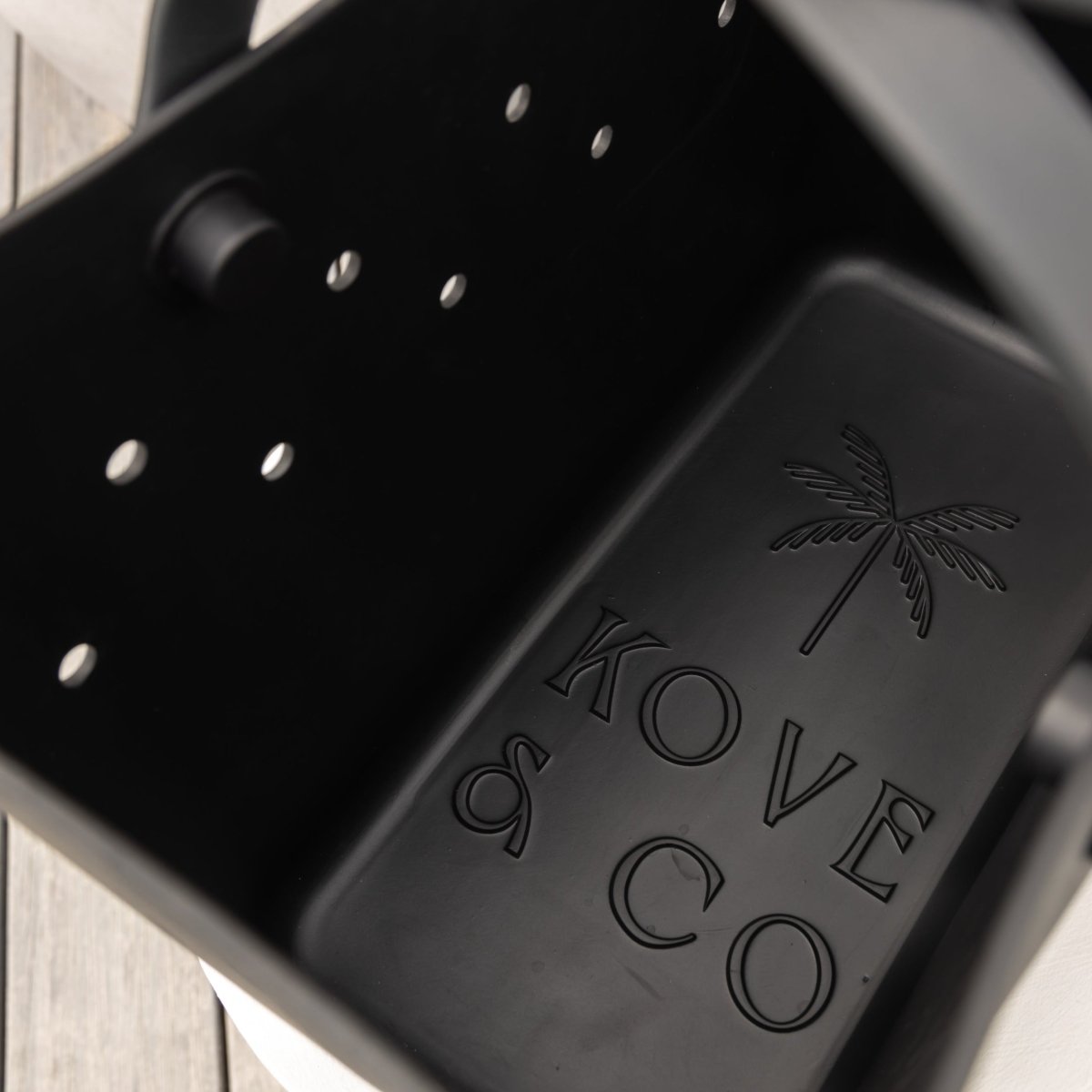 Beach Bag in Black Coral - Kove & Co