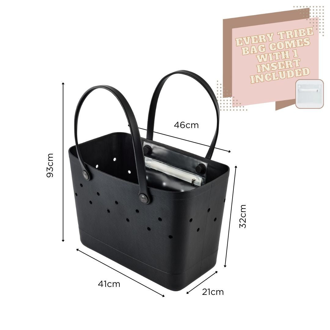 PRE ORDER - Tribe Bag in Black Coral - Kove & Co
